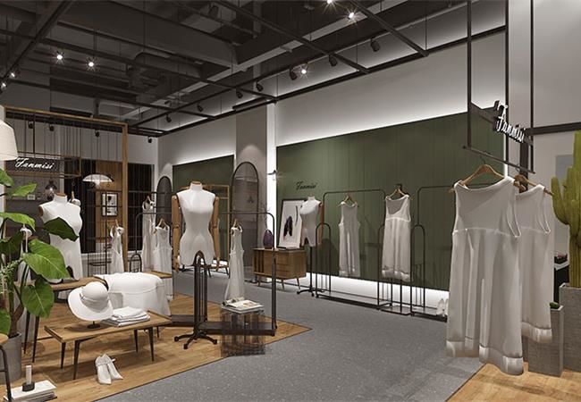 顏值的服裝店裝修效果圖，輕松俘獲消費(fèi)者芳心