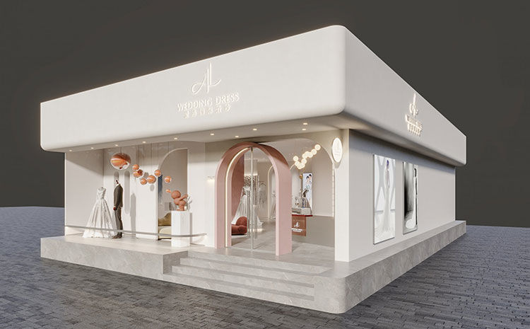 婚紗店設(shè)計(jì)效果圖，合肥婚紗店裝修需要注意的設(shè)計(jì)要點(diǎn)！