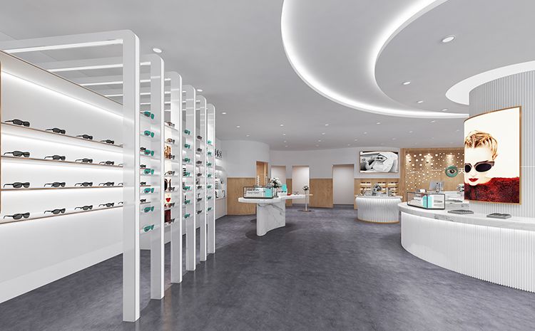合肥眼鏡店裝修公司哪家比較專業(yè)？眼鏡店裝修設計圖